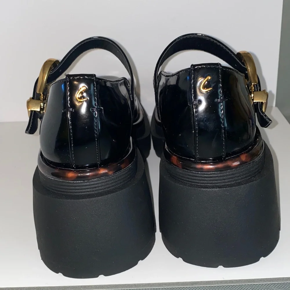 Circus NY by Sam Edelman Nellie Mary Jane Lug Size 8M Chunky Style New In Box - Picture 3 of 8